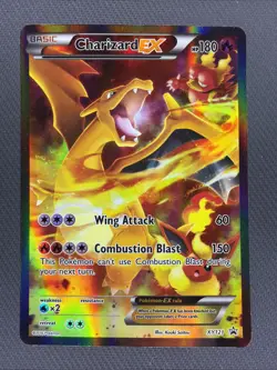 Charizard EX XY121 XY Black Star Promo Full Art Holo Pokemon LP/MP - Image 1