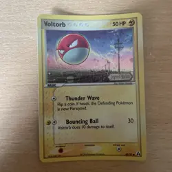 Pokemon TCG Voltorb EX Legend Maker 68/92 Stamped Reverse Holo ( WITH SWIRL ) LP - Image 1