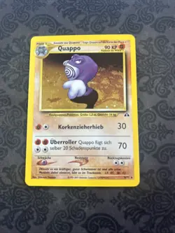 Poliwrath 9/75 Holo Rare Unlimited Neo Discovery QUAPPO GERMAN Pokemon - Image 1