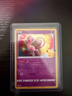 Mew 11/25 Holo Rare Pokemon TCG Celebrations 25th Anniversary NM - Image 1
