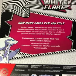 Pokemon TCG SV10.5 Black Bolt & White Flare Binder Collection Sealed New SET Lot - Image 5