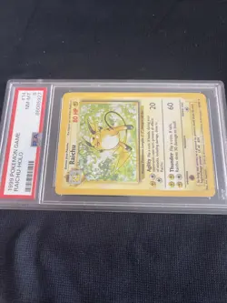 1999 Pokemon Game #14 Raichu PSA 8 - Image 5