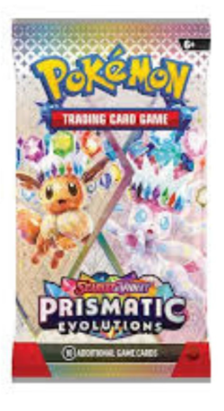 Pokemon TCG 1x Booster Pack PRISMATIC EVOLUTIONS SV 8.5 - ENG ENGLISH - Image 1