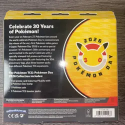 Pokemon TCG: Pokemon Day 2026 Collection Box - 30th Anniversary - IN HAND 🔥 - Image 2