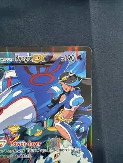 Pokemon TCG Team Aqua's Kyogre EX #6/34 Double Crisis Ultra Rare DMG - Image 3