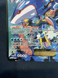 Pokemon TCG Team Aqua's Kyogre EX #6/34 Double Crisis Ultra Rare DMG - Image 5
