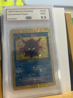Pokemon TCG Holo Prism Vending 32/62 Cloyster Fossil GEM-MINT 9.5 not psa 10 - Image 1