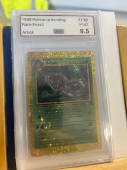 Pokemon TCG Holo Prism Vending 31/62 Arbok Fossil MINT 9.5 (not psa 10) RARE - Image 1