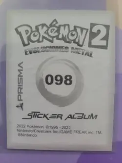 e. Pokemon 2 Evoluciones Metal Sticker Album Prism - 249 Lugia - Image 2