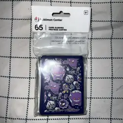 Pokemon TCG Ghostly Gathering Pack of 65 Card Sleeves NEW Sealed Gengar Haunter - Image 1