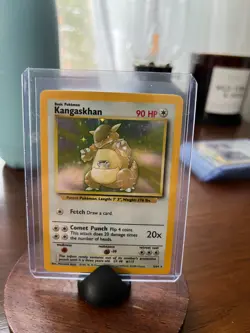Kangaskhan 5/64 Fossil Holo Pokemon Card 1999 LP - Image 3
