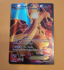 Charizard EX 100/106 Flashfire Full Art Pokemon Card Lightly Played (LP) - Image 1