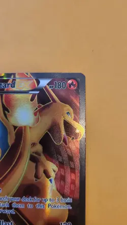 Charizard EX 100/106 Flashfire Full Art Pokemon Card Lightly Played (LP) - Image 3