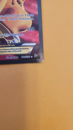 Charizard EX 100/106 Flashfire Full Art Pokemon Card Lightly Played (LP) - Image 4