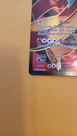 Charizard EX 100/106 Flashfire Full Art Pokemon Card Lightly Played (LP) - Image 5