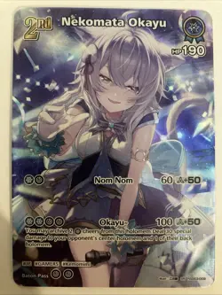 Hololive CARD GAME hSD03-009 Nekomata Okayu SR Quintet Spectrum EN - Image 1