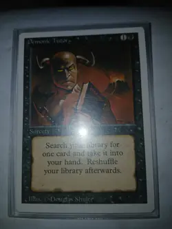 mtg demonic tutor collectables card - Image 1