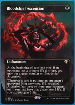 Bloodchief Ascension (Borderless) Commander Masters MINT (511577) ABUGames - Image 1