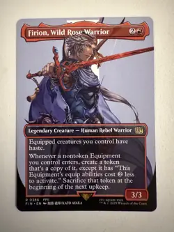 Firion, Wild Rose Warrior (Borderless) Final Fantasy Regular X1 NM - Image 1