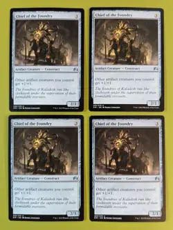 Chief of the Foundry x4 Magic Origins 4x Magic the Gathering MTG - Image 1
