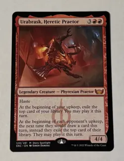 MTG Urabrask, Heretic Praetor - Streets of New Capenna NM - Image 1
