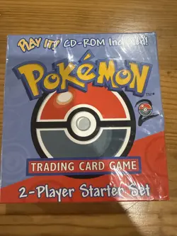 Vintage Sealed Pokemon 1999-2000 2-Player Starter Set CD Rom Base 2 Deck WOTC - Image 1