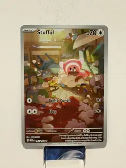 Pokemon: Stufful Illustration Rare IR Full Art Holo Mega 154/132 (Near Mint) - Image 1