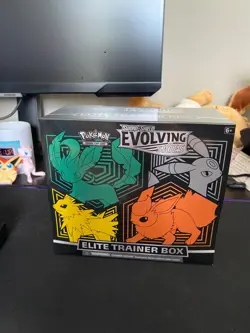 Pokemon TCG: Sword & Shield Evolving Skies Elite Trainer Box ETB Factory Sealed - Image 1