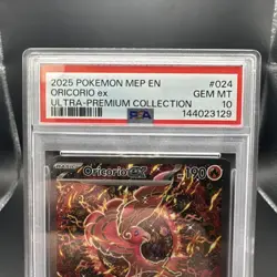 2025 Pokemon Mega Evolutions EN Oricorio #024 UPC Promo Graded PSA 10 - Image 2