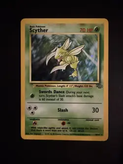 Scyther 10/64 – Jungle – Holo Rare – Unlimited – Pokemon TCG - Image 1