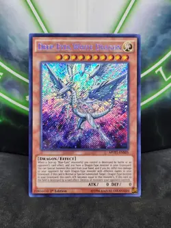 Yugioh Deep-Eyes White Dragon MVP1-ENS05 Secret Rare 1st Edition NM - Image 1