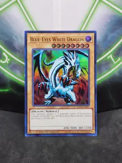 Yugioh Blue-Eyes White Dragon KACB-EN001 Ultra Rare Limited Edition NM - Image 1