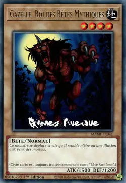Yu-Gi-Oh ! Gazelle, Roi des Betes Mythiques MZMI-FR041 VF/RARE - Image 1