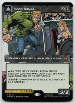 Eddie Brock (0224) (Borderless) Marvel's Spider-Man FOIL - Image 1