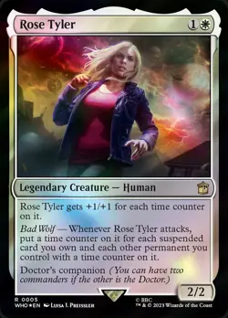Rose Tyler - Foil - Universes Beyond: Doctor Who #0005 MTG Magic The Gathering - Image 1