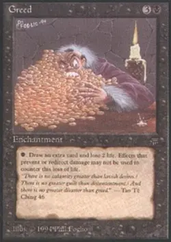 1x Greed Moderate Play MTG Magic - Kid Icarus - - Image 1