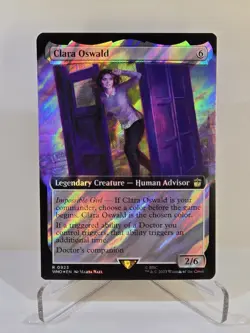 MTG Clara Oswald (Extended Art) (Surge Foil) Doctor Who Magic The Gathering - Image 1