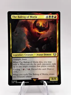 The Balrog of Moria 0046 Commander: The Lord of The Rings LTC MTG NM - Image 1