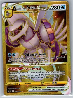 Origin Forme Palkia VSTAR 208/189 SWSH10: Astral Radiance - Pokemon Card - NM - Image 1