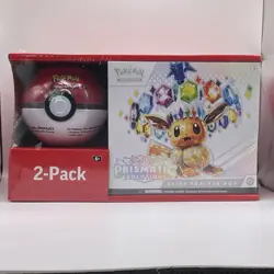 Pokemon TCG Prismatic Evolutions Elite Trainer Box + Pokeball Bundle Sam’s Club - Image 1