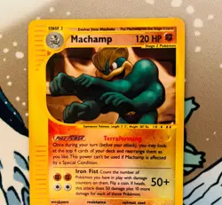 Pokemon TCG - Machamp - 16/165 - Rare - Reverse Holo - Expedition [Light Play] - Image 3