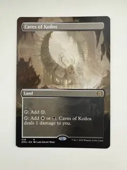 Caves of Koilos Borderless MTG Magic the Gathering Card NM Near Mint DMU - Image 1