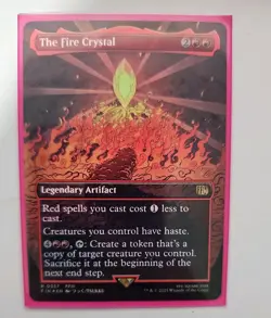 The Fire Crystal (Borderless) Final Fantasy Foil - Image 1