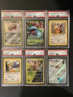 Lot Of 6 PSA Graded Pokemon Cards Vintage 1st First Edition , Holo , Full Art - Image 1