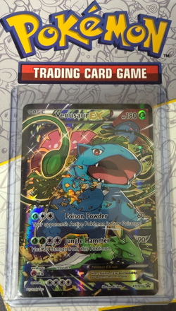 Venusaur EX XY123 XY Holo Full Art Black Star Promo Pokemon TCG - Image 1