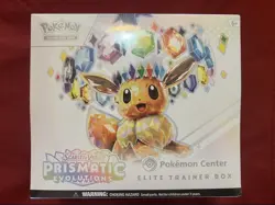 Pokemon Prismatic Evolutions Pokemon Center Elite Trainer Box ETB Sealed - Image 1
