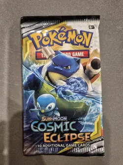 Pokemon Cosmic Eclipse Booster Pack Sun and Moon Sealed - Image 1