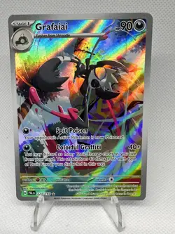 Pokemon TCG Grafaiai 223/193 Illustration Rare Paldea Evolved - Image 1