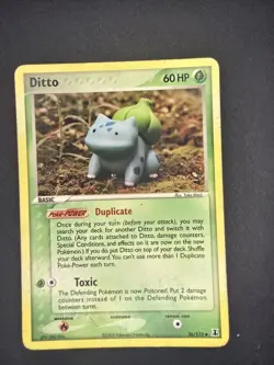 2005 Pokemon EX Delta Species Ditto (Bulbasaur) 36/113 MP - Image 2