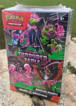 Factory Sealed Pokemon TCG Scarlet & Violet Shrouded Fable Booster Box 6 Packs - Image 1